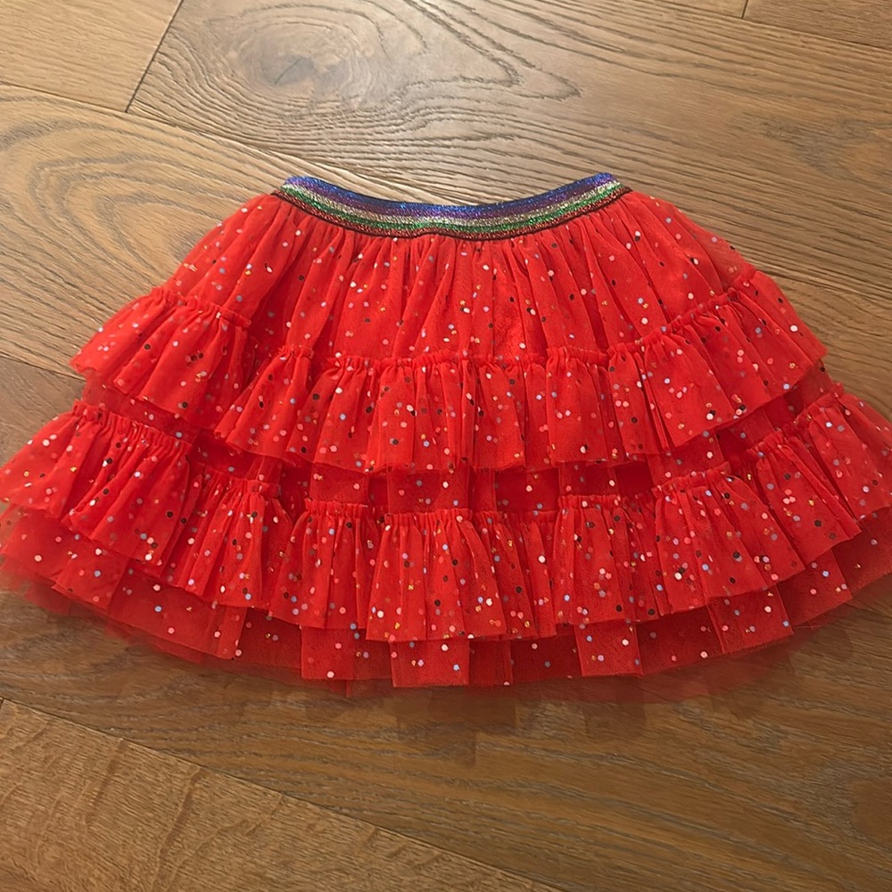 Truly Me red sparkle dress